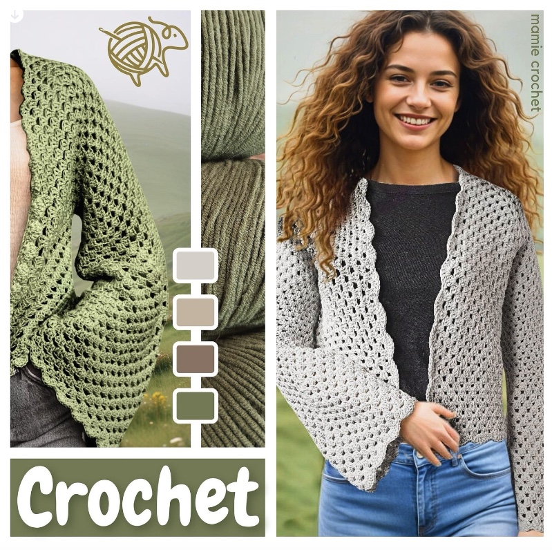 Veste Telma Mamie Crochet tuto pdf Mamie Crochet