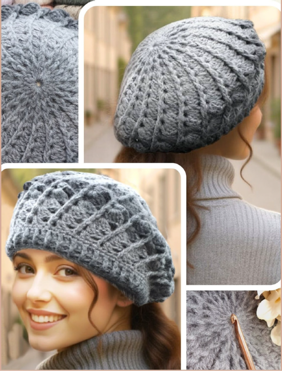 Béret Elly Mamie Crochet tuto pdf
