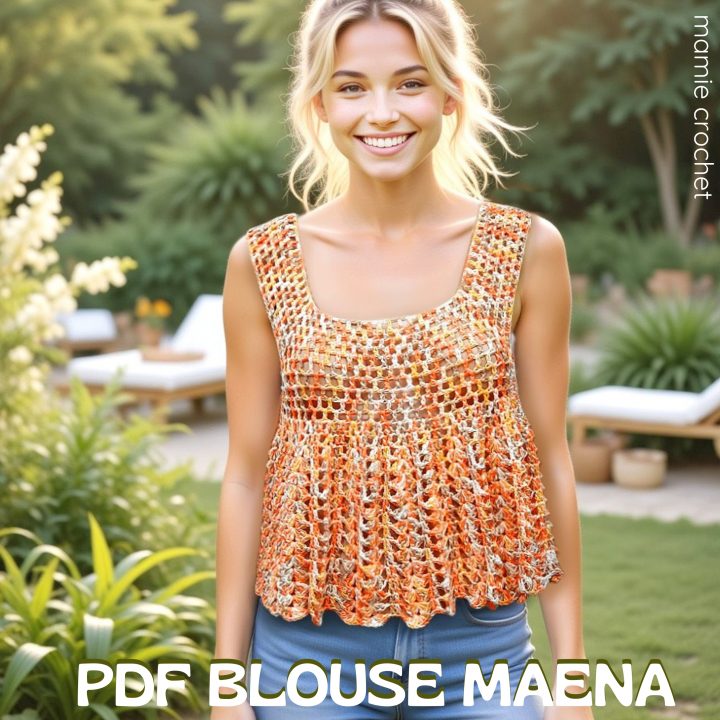 Blouse Maena Mamie Crochet tuto pdf