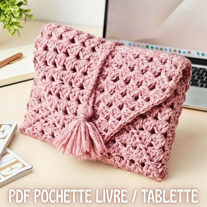 Pochette livre Mamie Crochet tuto pdf