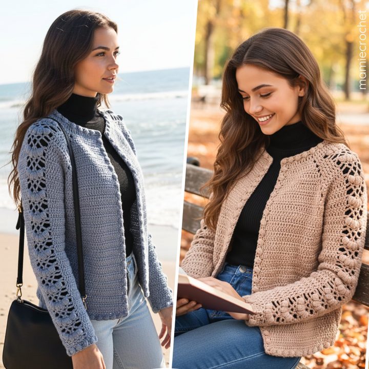 Veste-Macha-Mamie-Crochet Veste Macha Mamie Crochet tuto pdf