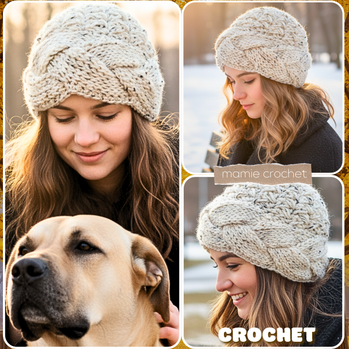 Bonnet Tresse Mamie Crochet tuto pdf