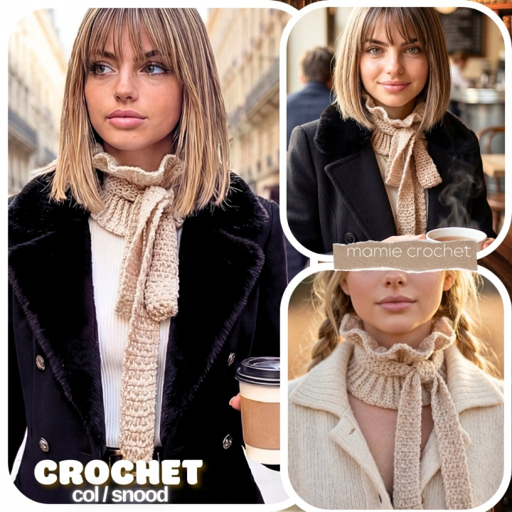 Tour de cou Bitsy Tour de cou Bitsy Mamie Crochet tuto pdf