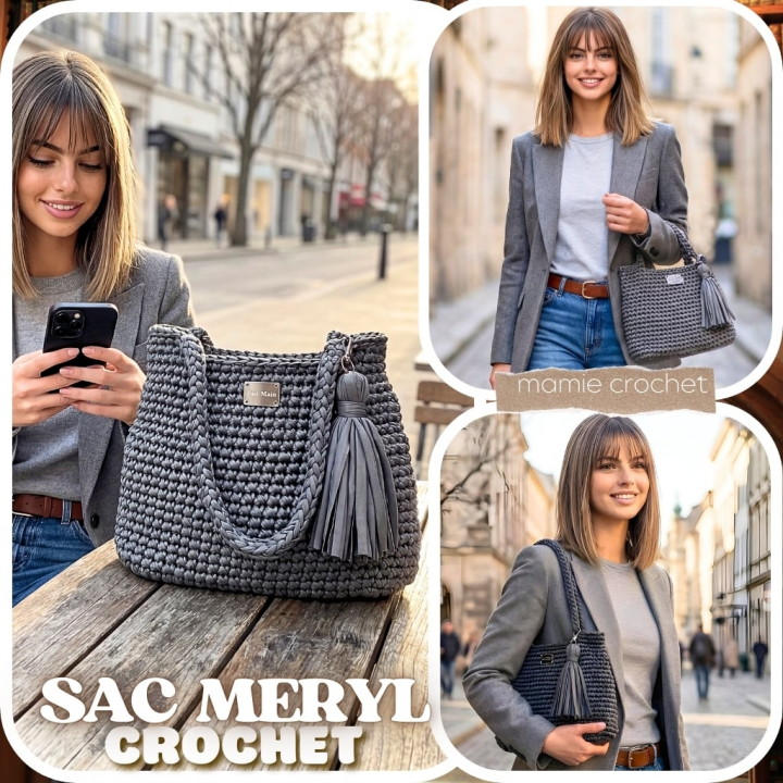 Sac Meryl Mamie Crochet tuto pdf