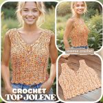 Top Jolene Mamie Crochet tuto pdf
