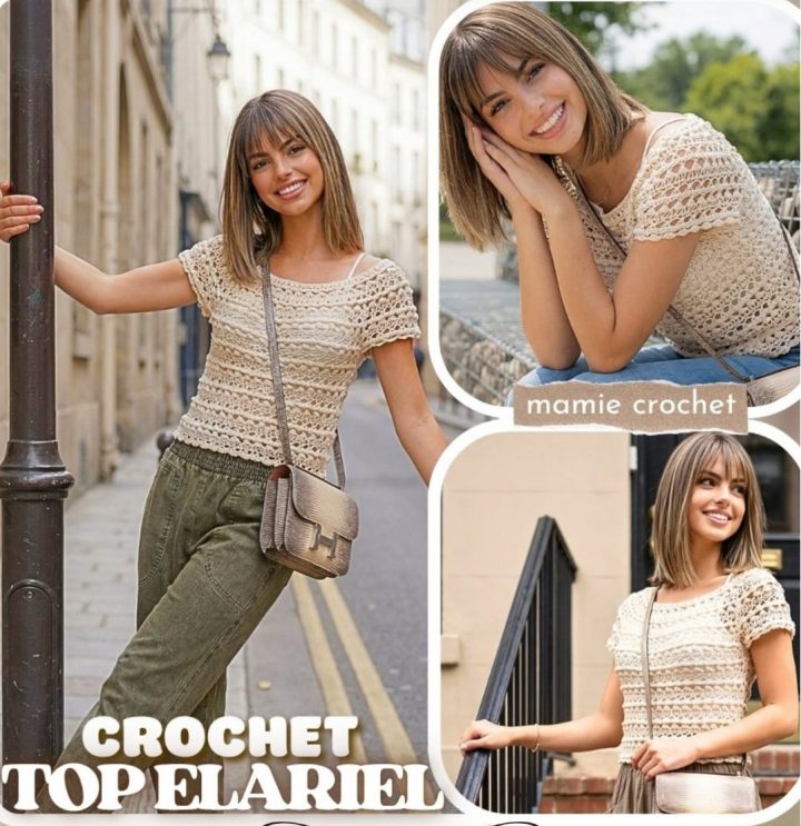 Top Elariel Mamie Crochet tuto pdf