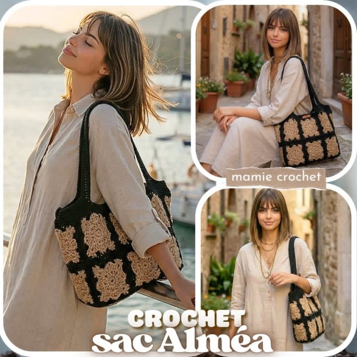 Sac Almea Sac Almea Mamie Crochet tuto pdf
